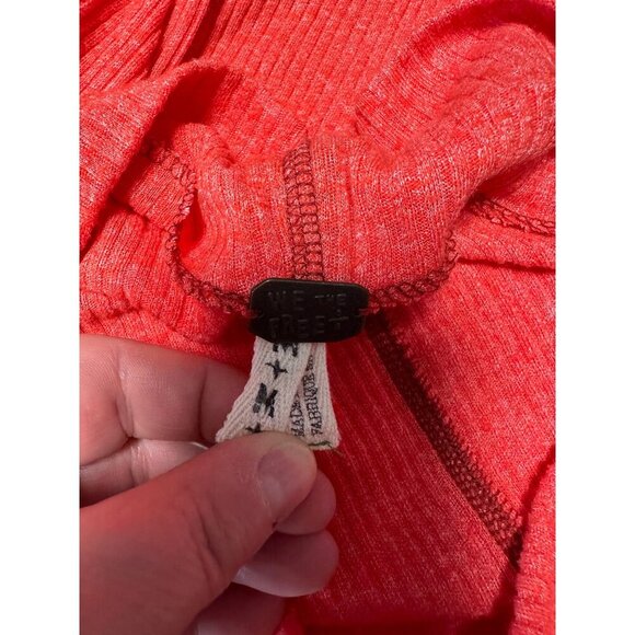 Free People We The Free Long Sleeve Londontown Oversized Asymmetrical Top Size M - Picture 8 of 13